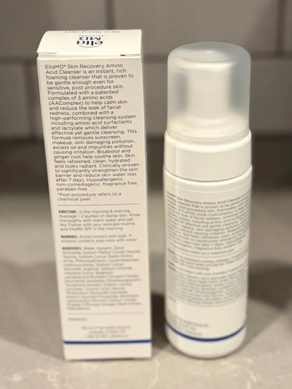 EltaMD Skin Recovery Amino Acid Foaming Cleanser